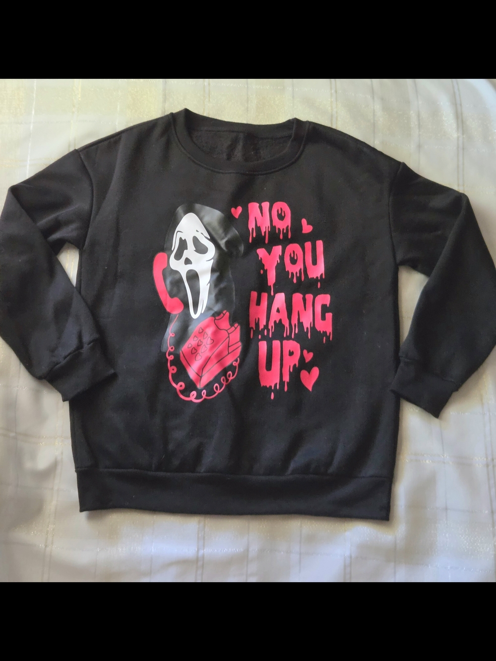Scream 'No You Hang Up' Ghostface Sweater